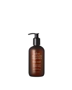 Body Wash with Geranium & Ylang Ylang